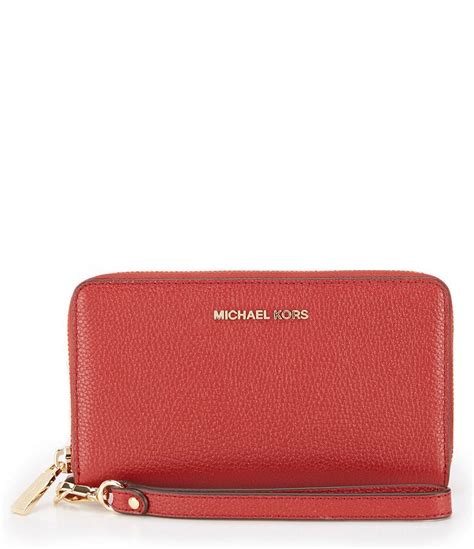 michael michael kors signature large multifunction phone wallet|Michael Kors cross body wallet.